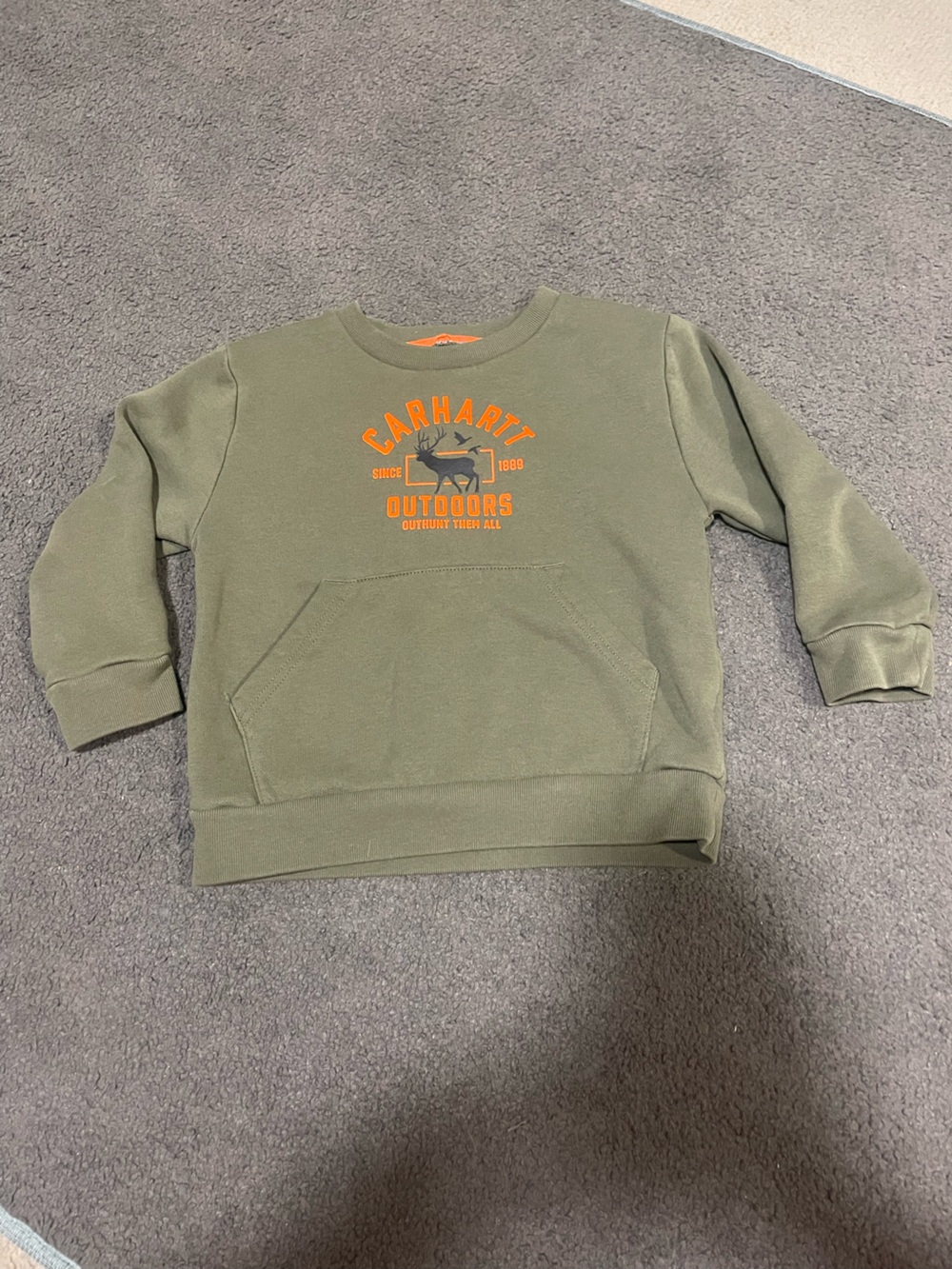Carhartt Green Kids Sweatshirt